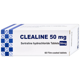 Thuốc Clealine 50mg Atlantic điều trị bệnh trầm cảm (6 vỉ x 10 viên)