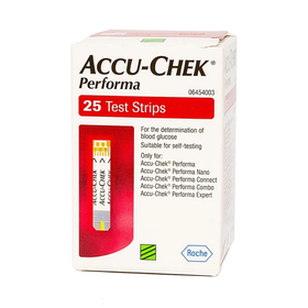 Que thử đường huyết Accu-Chek Performa (25 que)