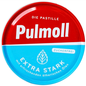 Kẹo ngậm không đường Pulmoll Extra Stark hương bạc hà giảm ho, dịu họng (50g)