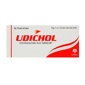 Thuốc Udichol 300mg trị bệnh gan mật mãn tính (1 vỉ x 10 viên)