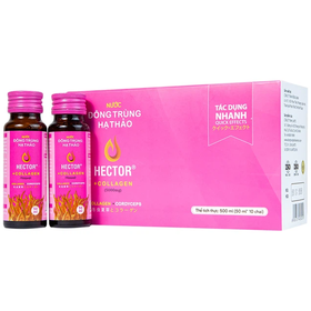 Nước Đông Trùng Hạ Thảo Hector Collagen (10 chai x 50ml)