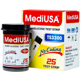 Que thử MediUSA TS3300 MediUSA GM3300 sử dụng cho máy đo đường huyết  (25 cái)