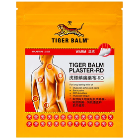 Cao dán Tiger Balm Plaster-RD giảm mỏi, đau nhức cơ (7cm X 10Cm)