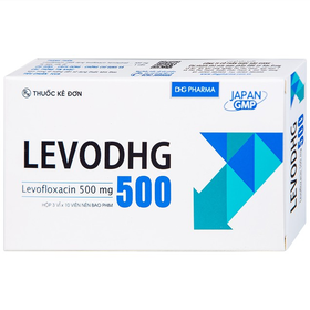 Thuốc Levodhg 500mg điều trị nhiễm khuẩn (3 vỉ x 10 viên)