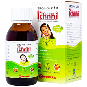 Thực phẩm bảo vệ sức khỏe siro ho - cảm Ích Nhi (90ml)