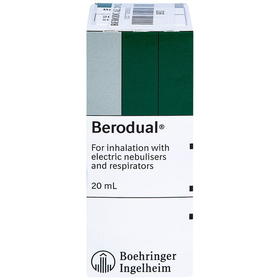 Dung dịch khí dung Berodual Boehringer giúp giãn phế quản (Chai 20ml)