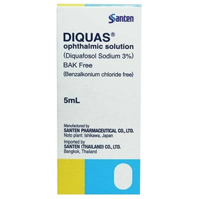 Dung dịch nhỏ mắt Diquas Santen điều trị viêm, đau mắt (5ml)