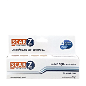 Gel ScarZ Intensive giúp giảm sẹo, mềm sẹo, đều màu da tuýp 9g