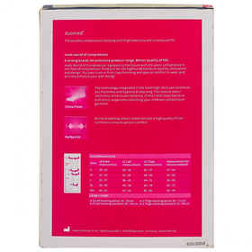 Vớ gối y khoa Medi Doumed điều trị suy tĩnh mạch size L (1 Đôi)