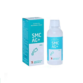 Nước súc miệng SMC AG+ kháng khuẩn,chống viêm họng, giảm hôi miệng (250ml)