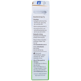 Gel bôi trĩ Hemoclin điều trị các khó chịu ở hậu môn (37g)