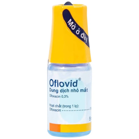 Thuốc nhỏ mắt Oflovid Saten điều trị viêm kết mạc, lẹo mắt, viêm mi mắt (5ml)