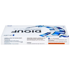 Thuốc Diouf 10mg Đạt Vi Phú điều trị chứng trầm cảm (2 vỉ x 14 viên)