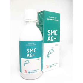 Nước súc miệng SMC AG+ kháng khuẩn,chống viêm họng, giảm hôi miệng (250ml)