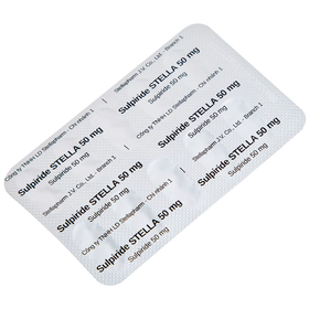 Thuốc Sulpiride STELLA 50mg điều trị chứng lo âu ở người lớn (5 vỉ x 10 viên)