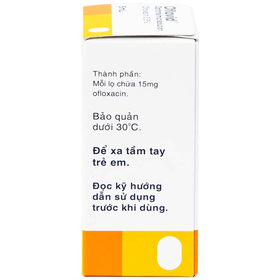 Thuốc nhỏ mắt Oflovid Saten điều trị viêm kết mạc, lẹo mắt, viêm mi mắt (5ml)