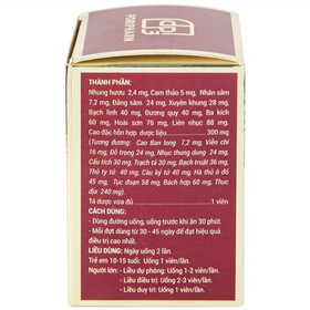 Thuốc Sâm Nhung Bổ Thận TW3 điều trị thận hư, thận yếu (hộp 30 viên)