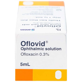 Thuốc nhỏ mắt Oflovid Saten điều trị viêm kết mạc, lẹo mắt, viêm mi mắt (5ml)
