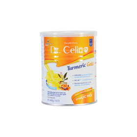 Sữa Nghệ Dr. Celine Tumeric Gold giảm đau dạ dày - tá tràng, chống oxy hóa, thải độc đẹp da (Hộp 400g)