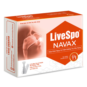 Dung dịch vệ sinh tai mũi họng LiveSpo Navax (8 ống)
