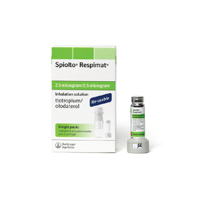 Thuốc Spiolto Respimat điều trị giãn phế quản (1 ống 4ml/60 lần x 1 bình xịt)