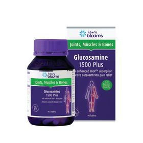 Viên uống Glucosamine 1500 Plus Henry Blooms hỗ trợ tăng tiết dịch khớp, bảo vệ sụn khớp (30 viên)