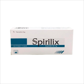Thuốc Spirilix 50mg Pymepharco điều trị tâm thần phân liệt cấp và mãn tính (2 vỉ x 15 viên)