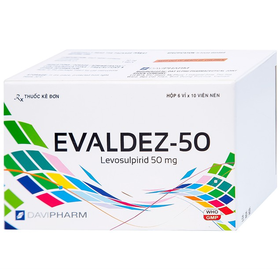 Thuốc Evaldez 50mg điều trị các triệu chứng khó tiêu (6 vỉ x 10 viên)