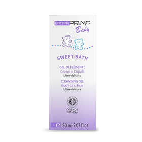 Sữa tắm gội cho bé DottorPrimo Baby Sweet Bath làm sạch nhẹ nhàng và cung cấp độ ẩm cho tóc và da bé (150ml)