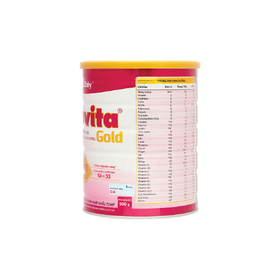 Sữa bột Gluvita Gold Vitadairy bổ sung dinh dưỡng cho người đái tháo đường, tiền đái tháo đường (400g)