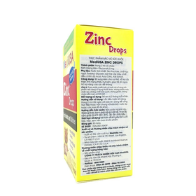 MediUSA Zinc Drops giúp trẻ ăn ngon, nâng cao đề kháng (30ml)