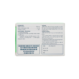 Thuốc Neo-Corclion TV.Pharm điều trị ho, long đờm, ho mãn tính (10 vỉ x 10 viên)