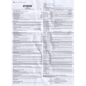 Siro ho Atussin United hỗ trợ giảm các triệu chứng ho (60ml)