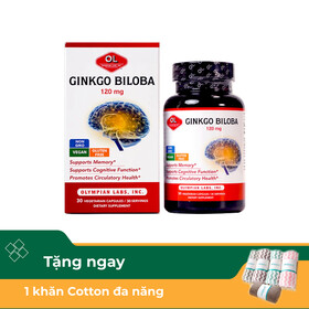 Thực phẩm bảo vệ sức khoẻ viên nang Ginkgo Biloba 120mg (30 viên)