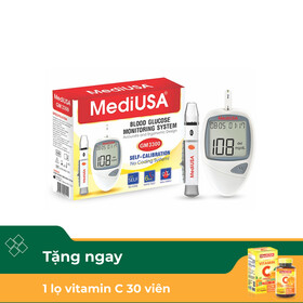 Máy đo đường huyết tự động MediUSA GM3300 hỗ trợ kiểm soát đường huyết