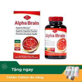 Thực phẩm bảo vệ sức khỏe Alpha Brain (60 viên)