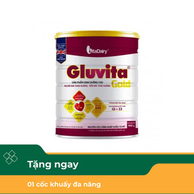 Sữa bột Gluvita Gold Vitadairy bổ sung dinh dưỡng cho người đái tháo đường, tiền đái tháo đường (400g)
