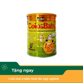 Sữa Colosbaby Gold 0+  bổ sung kháng thể cho bé từ 0 – 12 tháng (800g)