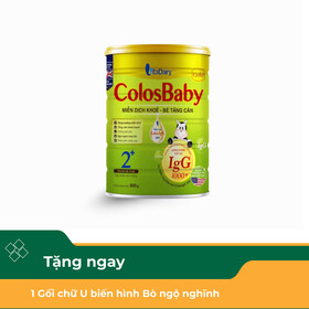 Sữa ColosBaby Gold 2+ Vitadairy hỗ trợ bổ sung kháng thể cho trẻ từ 2 tuổi trở lên (800g)