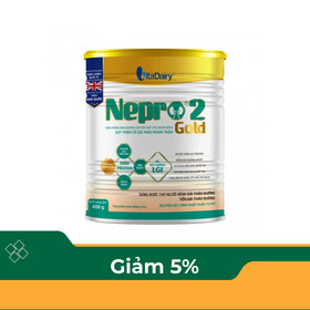 Sữa bột Nepro 2 Gold VitaDairy cung cấp dinh dưỡng dành cho người suy thận (400g)