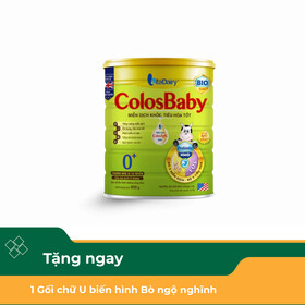 Sữa Colosbaby Bio Gold 0+ hỗ trợ miễn dịch khỏe, tiêu hóa tốt cho bé từ 0-12 tháng (800gr)
