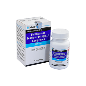 Thuốc Tenofovir Disoproxil Comprimés 300mg hỗ trợ điều trị HIV-1 và viêm gan B ( hộp 30 viên)
