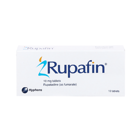 Thuốc Rupafin 10mg điều trị viêm mũi dị ứng, nổi mày đay (1 vỉ x 10 viên)