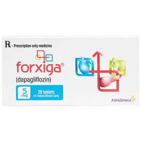 Thuốc Forxiga AstraZeneca điều trị đái tháo đường type 2 (2 vỉ x 14 viên)