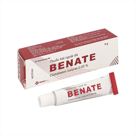 Thuốc bôi ngoài da Benate Fort Ointment Merap điều trị viêm da, vảy nến (10g)