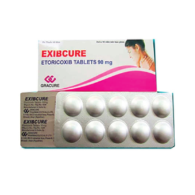 Thuốc Exibcure 90mg điều trị viêm đa khớp dạng thấp, viêm xương khớp (3 vỉ x 10 viên)