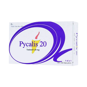Thuốc Pycalis 20 Pymepharco điều trị hỗ trợ rối loạn cương dương (1 vỉ x 1 viên)