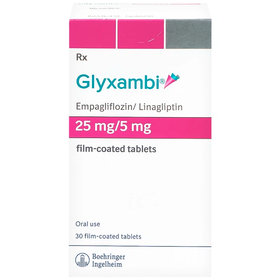 Thuốc Glyxambi 25mg/5mg điều trị tiểu đường tuýp 2 (3 vỉ x 10 viên)