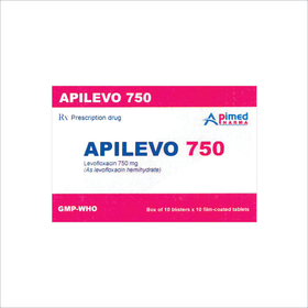 Thuốc APILEVO 750mg hỗ trợ điều trị các chứng nhiễm khuẩn (Hộp 30 viên)