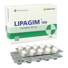 Thuốc Lipagim 160mg Điều Trị Rối Loạn Lipoprotein Máu (Hộp 3 vỉ x 10 viên)